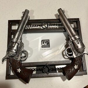Giftcraft 6x4” western cowboy picture frame.